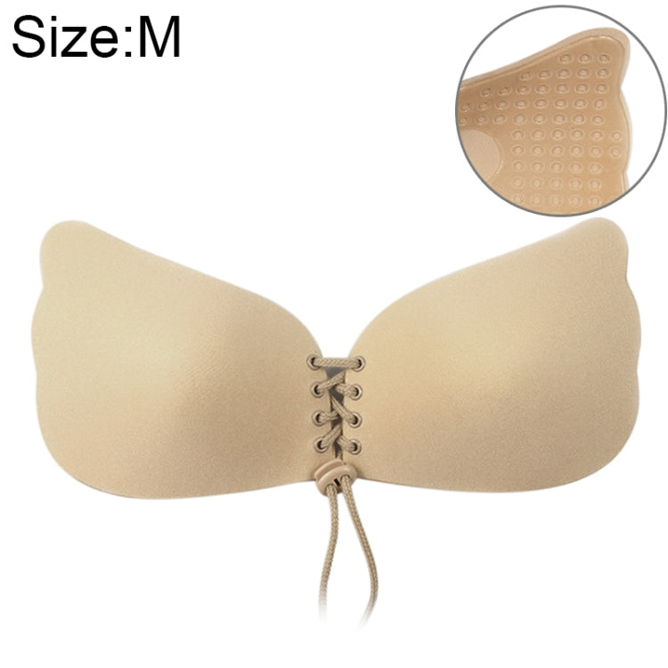 Women Self-Adhesive Strapless Bandage Blackless Solid Bra Silicone underwear Invisible Bra, S, M, L, XL