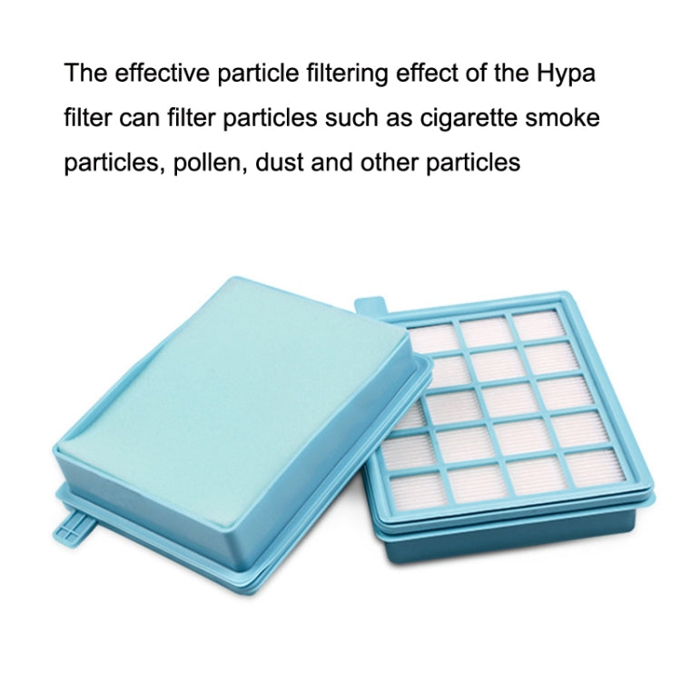 Vacuum Cleaner Accessories For Philips FC8471 / FC8630 / FC9322, 10PCS Air Filter Cotton, 10PCS Filter Cotton