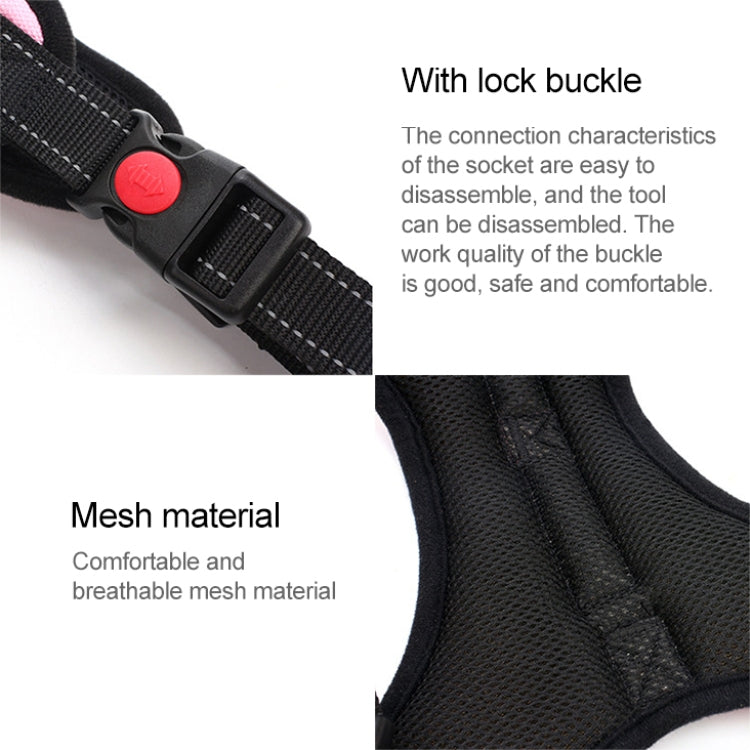 Adjustable Harness For Small Medium Large Dogs Pet Walking Hand Strap, M, L, XL