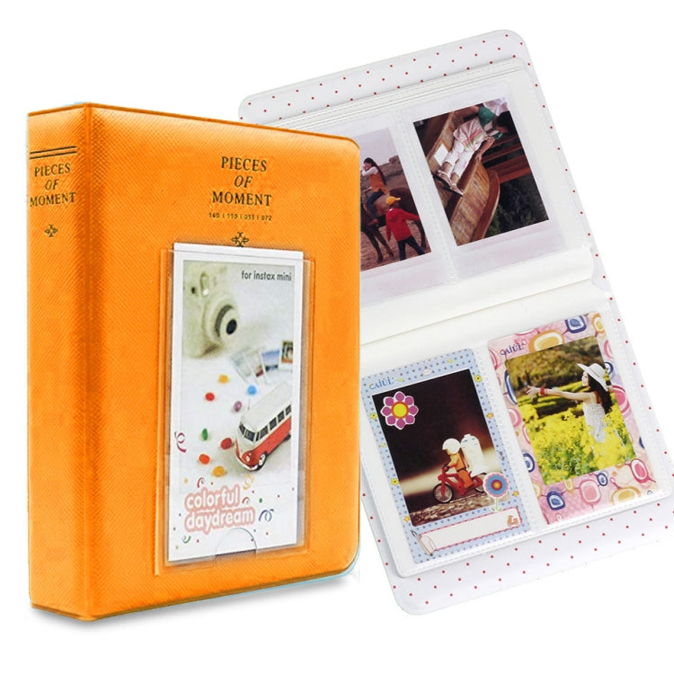 64 Pockets Name Card Pieces for Fujifilm Instax Mini 8 /7s /70 /25 /50s /90, 64 Pockets Pink, 64 Pockets Sky Blue, 64 Pockets Beige, 64 Pockets Blue, 64 Pockets Green, 64 Pockets Orange