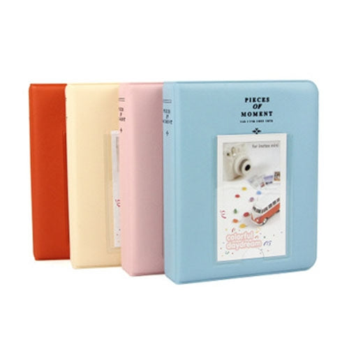 64 Pockets Name Card Pieces for Fujifilm Instax Mini 8 /7s /70 /25 /50s /90, 64 Pockets Pink, 64 Pockets Sky Blue, 64 Pockets Beige, 64 Pockets Blue, 64 Pockets Green, 64 Pockets Orange