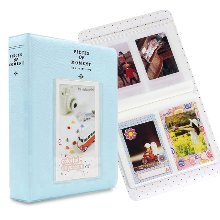 64 Pockets Name Card Pieces for Fujifilm Instax Mini 8 /7s /70 /25 /50s /90, 64 Pockets Pink, 64 Pockets Sky Blue, 64 Pockets Beige, 64 Pockets Blue, 64 Pockets Green, 64 Pockets Orange