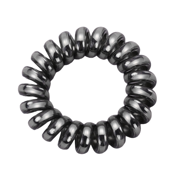 10 PCS Multicolor Elastic Hair Bands Spiral Shape Ponytail Hair Ties Rubber Band Hair Rope Telephone Wire Hair Accessories
