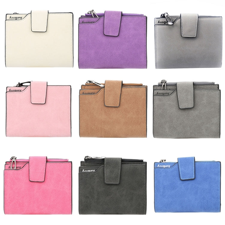 Women Vintage Fashion Short Leather Zipper Wallet Coin Pocket