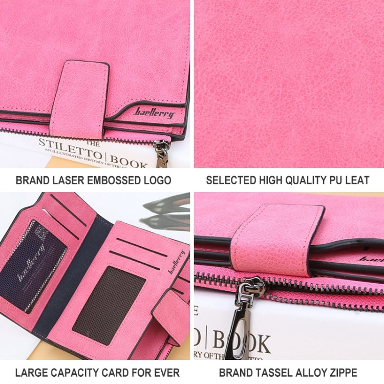 Women Vintage Fashion Short Leather Zipper Wallet Coin Pocket