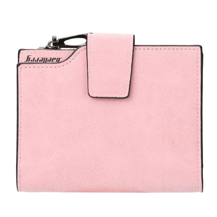Women Vintage Fashion Short Leather Zipper Wallet Coin Pocket