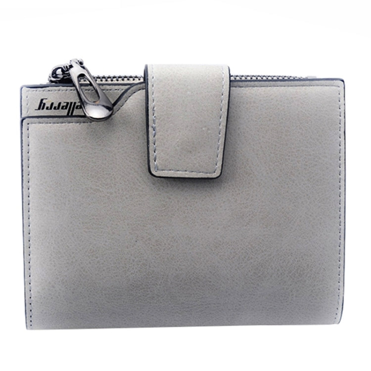 Women Vintage Fashion Short Leather Zipper Wallet Coin Pocket