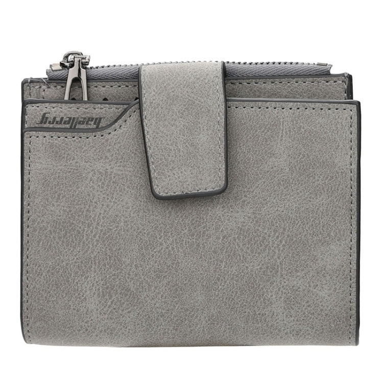 Women Vintage Fashion Short Leather Zipper Wallet Coin Pocket