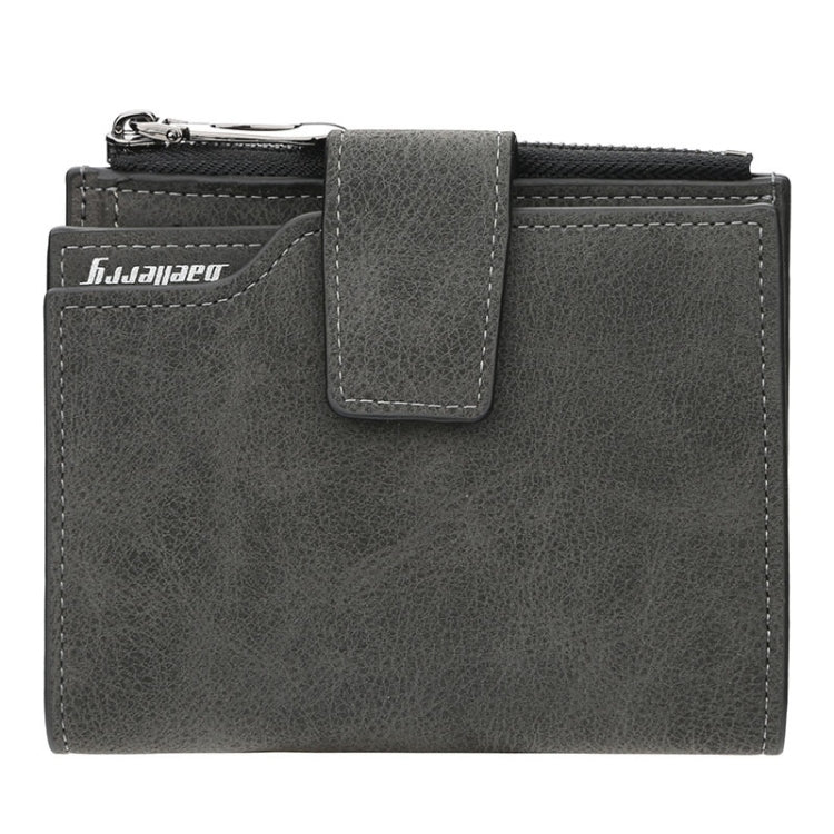 Women Vintage Fashion Short Leather Zipper Wallet Coin Pocket