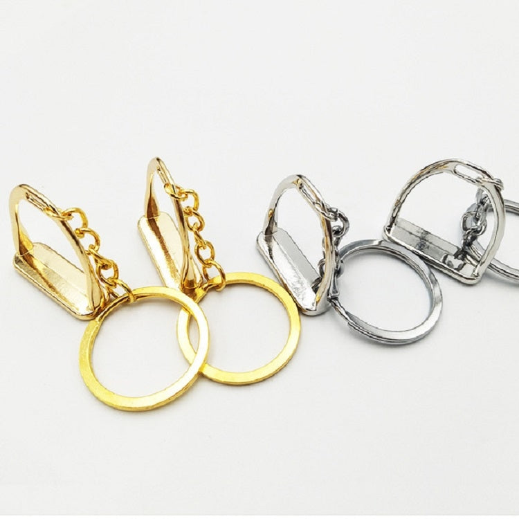 2 PCS Stable Keychain Alloy Jewelry Pendant Smooth Alloy Pendant