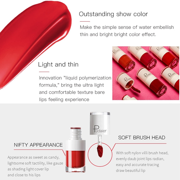 Liquid Matte Lipstick Waterproof Red Lip Makeup Long Lasting Lip Tint, E506, E507, E508, E509, E510, E511, E512, E513, E514, E515, E516, E517, E518, E519, E520, E521