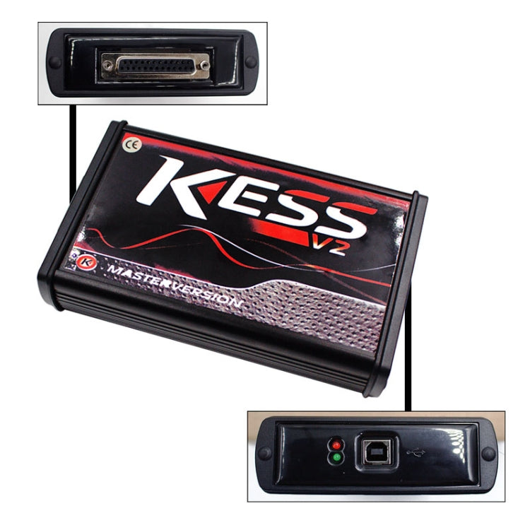 V2 V5.017 EU ECM Titanium Winols KTAG 4 LED Online Master Version ECU OBD car / truck Programmer tool, Car / Truck Programmer Tool