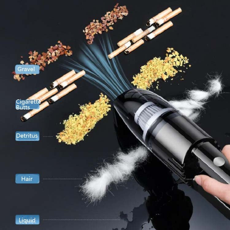 120W Car Vacuum Cleaner Car Small Mini Internal Vacuum Cleaner, Wired Turbine Motor, Wireless Turbine Motor