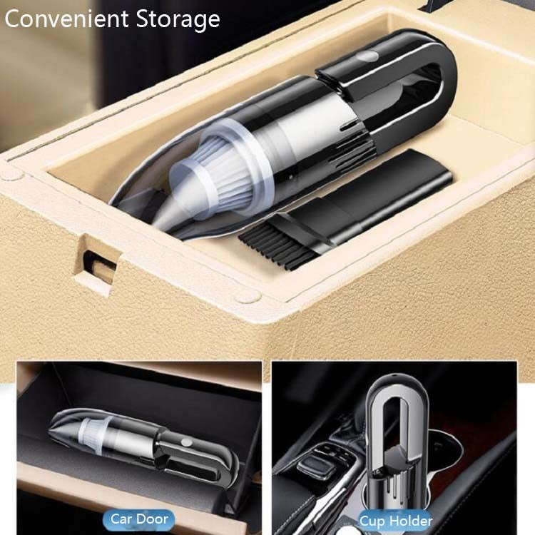 120W Car Vacuum Cleaner Car Small Mini Internal Vacuum Cleaner, Wired Turbine Motor, Wireless Turbine Motor