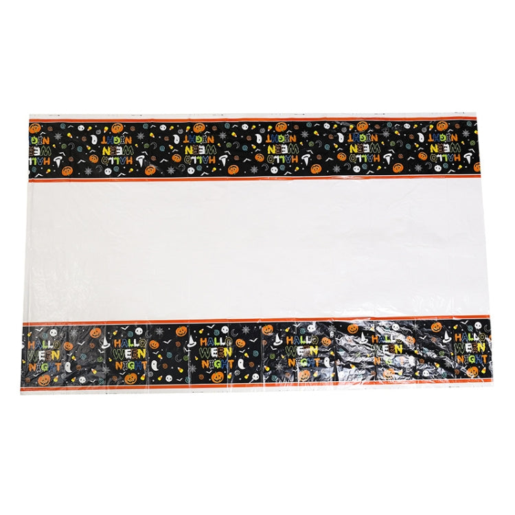24 Person Set Halloween Party Decoration Tableware Set Tablecloth Paper Plate Banner Without Straw, Tableware Set