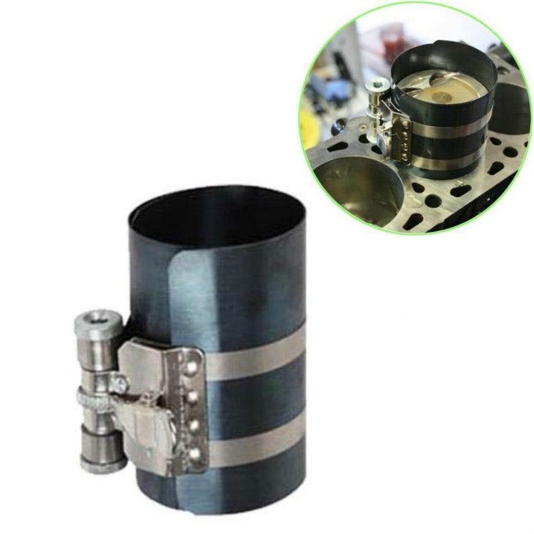 2 PCS Piston Ring Compressor Shrinker Piston Ring Installation Tool Engine Repair Tool, 3 inch, 4 inch, 6 inch