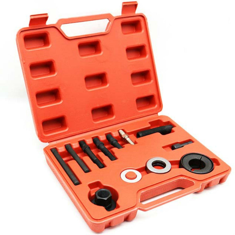 12 In 1 For Buick / Ford Power Steering Wheel Pulley Disassembler Drive Wheel Working Direction Power Steering Pump Disassembly Tool, 12 In 1