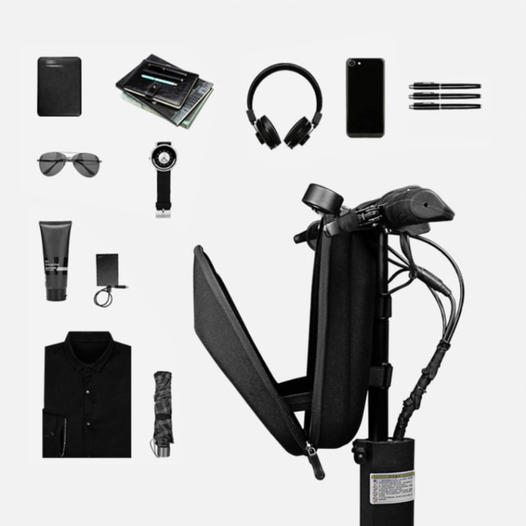 For Xiaomi No. 9 Electric Scooter PU Leather Waterproof EVA Hard Shell Bag Electric Folding Car Front Bag, 30 x 16.5 x 14.5cm