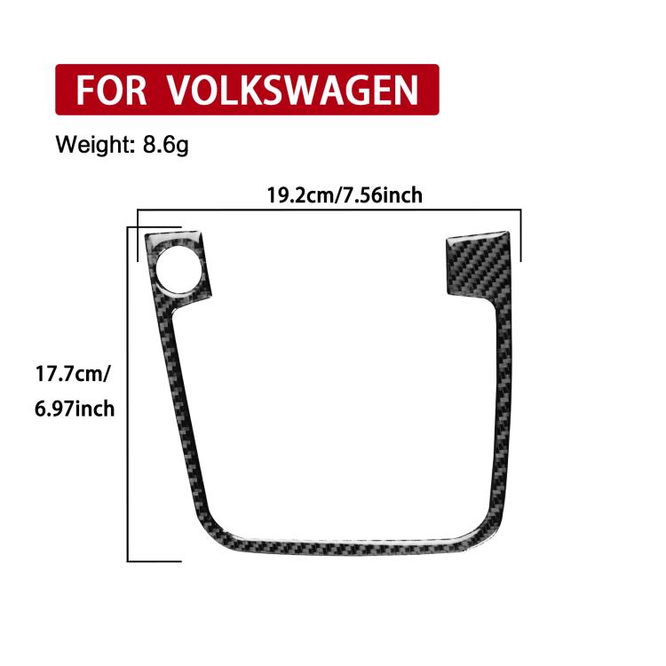 For Volkswagen Magotan/CC Left-Hand Drive Gear Shift Panel Trim Sticker