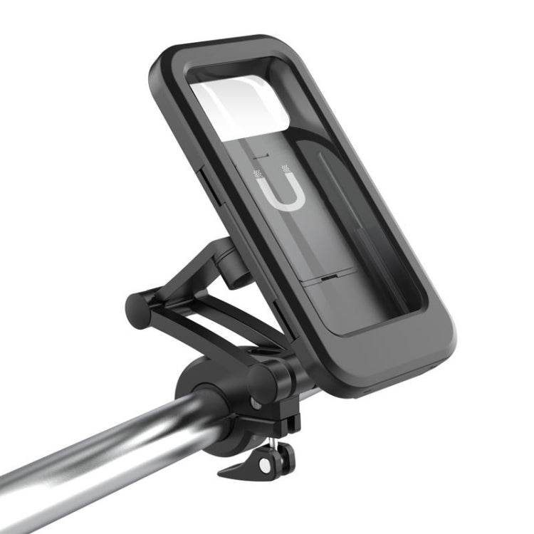 Motorcycle Rearview Mirror Mobile Phone Bracket Locomotive Mobile Phone Bracket Bicycle Handle Waterproof Bracket, Waterproof Bracket