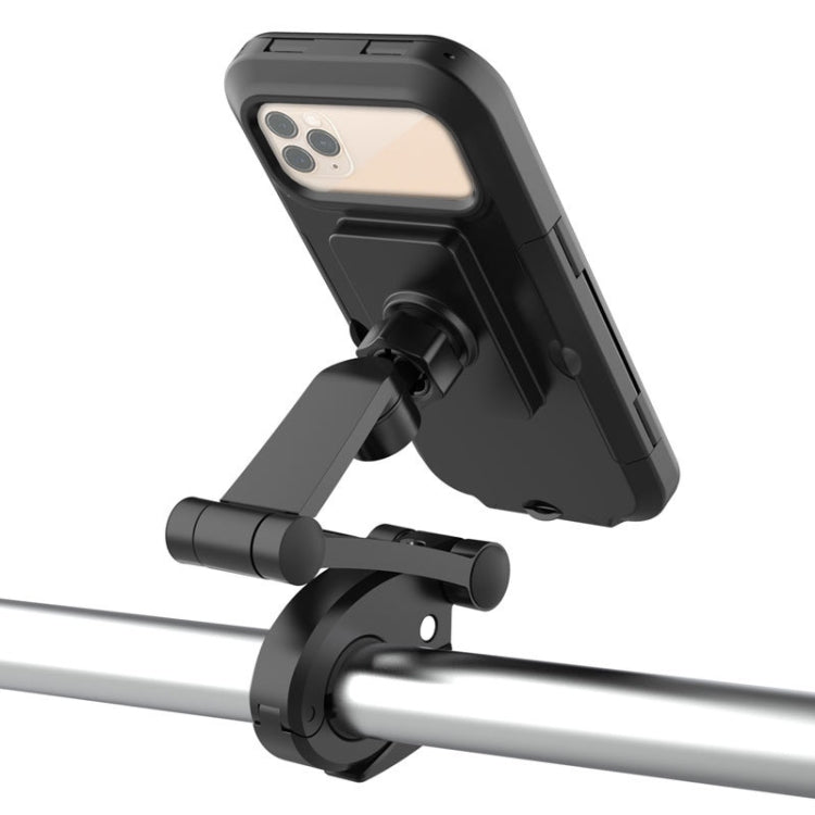 Motorcycle Rearview Mirror Mobile Phone Bracket Locomotive Mobile Phone Bracket Bicycle Handle Waterproof Bracket, Waterproof Bracket