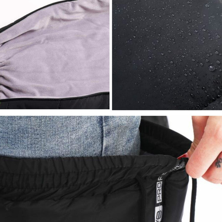 Electric Bicycle Winter Motorcycle Windshield Waterproof Warm Leg Cover Plus Velvet Padded Knee Pads, 60cm Standard, 70cm Extended, 60cm Increase, 70cm Lengthened and Enlarged