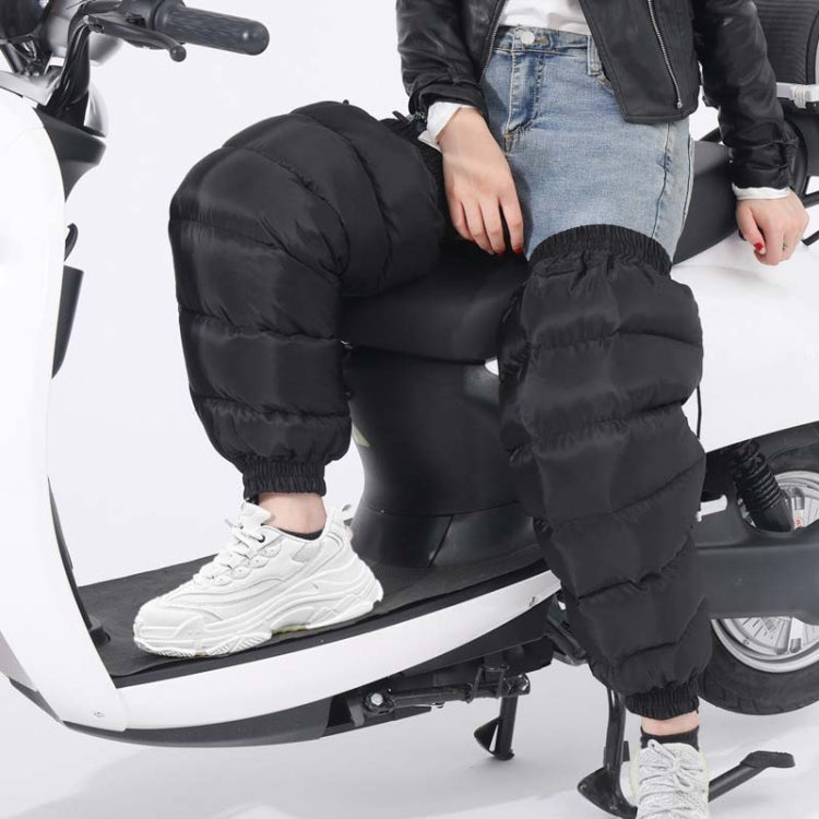 Electric Bicycle Winter Motorcycle Windshield Waterproof Warm Leg Cover Plus Velvet Padded Knee Pads, 60cm Standard, 70cm Extended, 60cm Increase, 70cm Lengthened and Enlarged