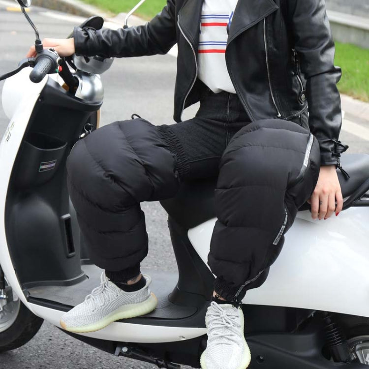 Electric Bicycle Winter Motorcycle Windshield Waterproof Warm Leg Cover Plus Velvet Padded Knee Pads, 60cm Standard, 70cm Extended, 60cm Increase, 70cm Lengthened and Enlarged