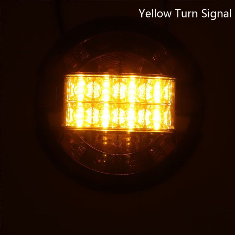 4 Inch 20 LEDs10-30V Wide Pressure Truck Tail Light 20LED Round Truck Tail Light Bread Light, 20 LEDs 10-30V
