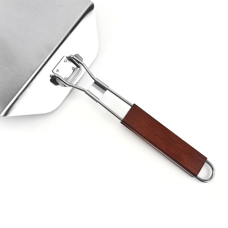 Stainless Steel Folding Pizza Spatula Square Cake Transfer Spatula Baking Tools, 57x24cm