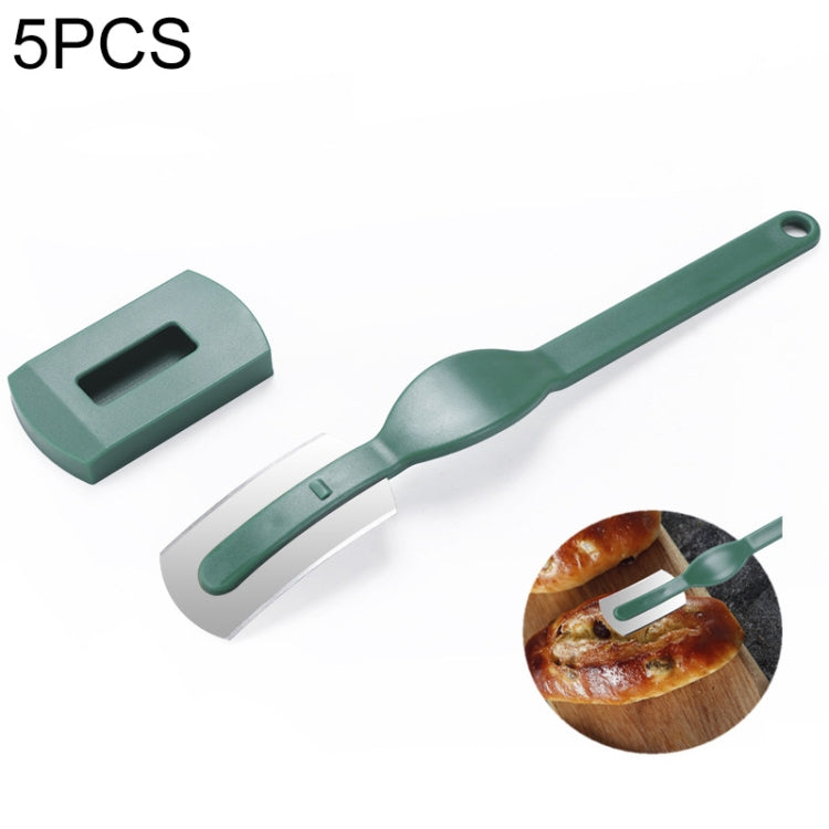 5 PCS Curved Bread Cutter Scraper French Stick European Bread Cutter Scaling Knife, Bread Cutter