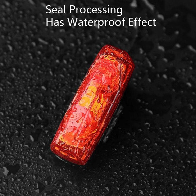 Magnetic Induction Taillight Bicycle Self-Generation Induction Taillight Waterproof Night Riding Safety Warning Light, Magnetic Induction Taillight