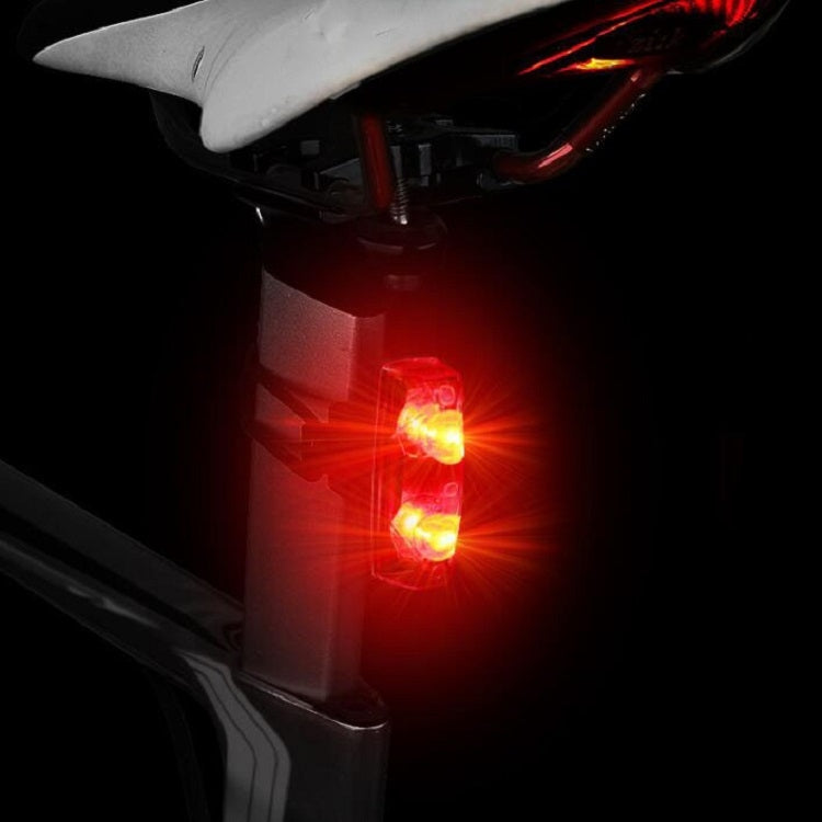 Magnetic Induction Taillight Bicycle Self-Generation Induction Taillight Waterproof Night Riding Safety Warning Light, Magnetic Induction Taillight