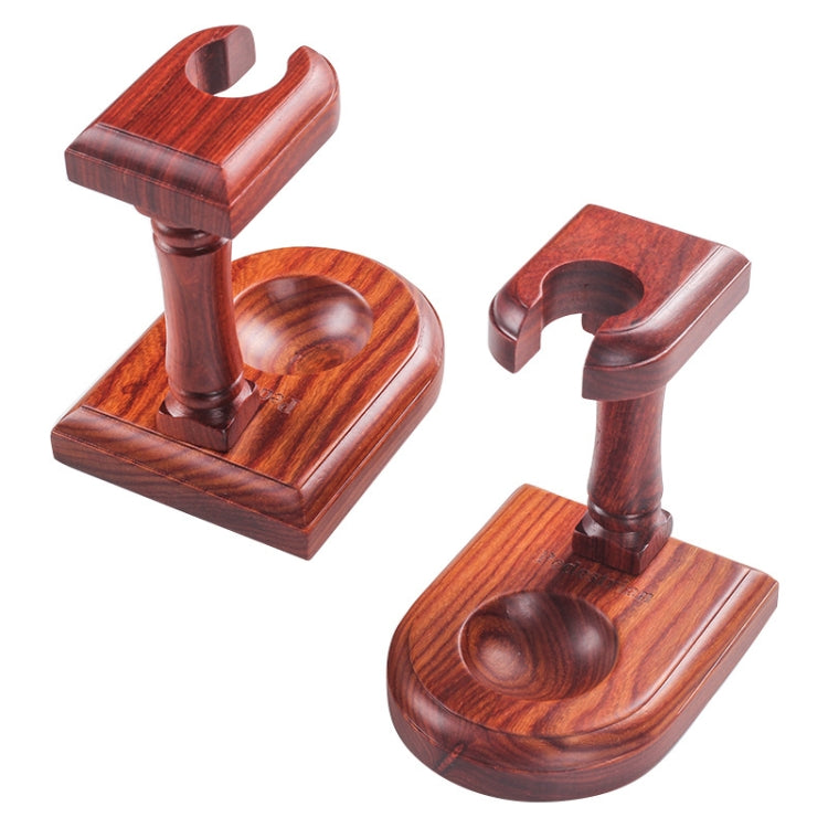 Solid Wood Pipe Rack Seat Single Pipe Pipe Display Stand Retro Removable Red Sandalwood Pipe Rack Holder, Wood Pipe Rack