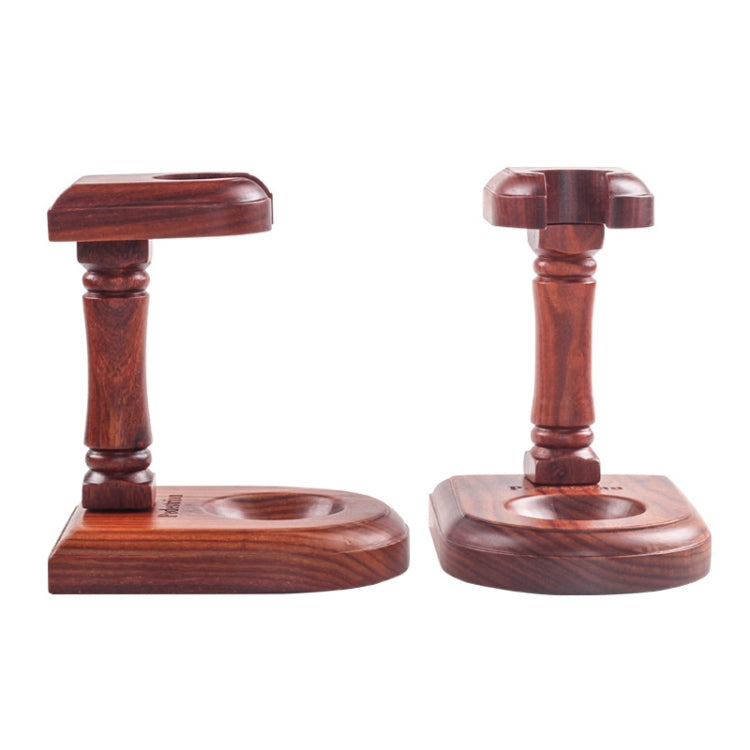 Solid Wood Pipe Rack Seat Single Pipe Pipe Display Stand Retro Removable Red Sandalwood Pipe Rack Holder, Wood Pipe Rack