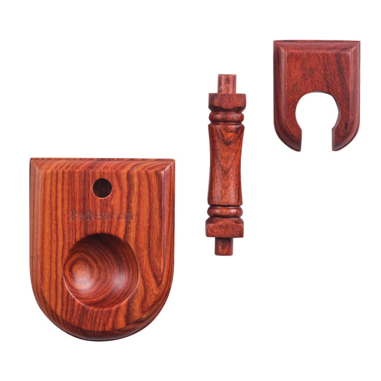 Solid Wood Pipe Rack Seat Single Pipe Pipe Display Stand Retro Removable Red Sandalwood Pipe Rack Holder, Wood Pipe Rack