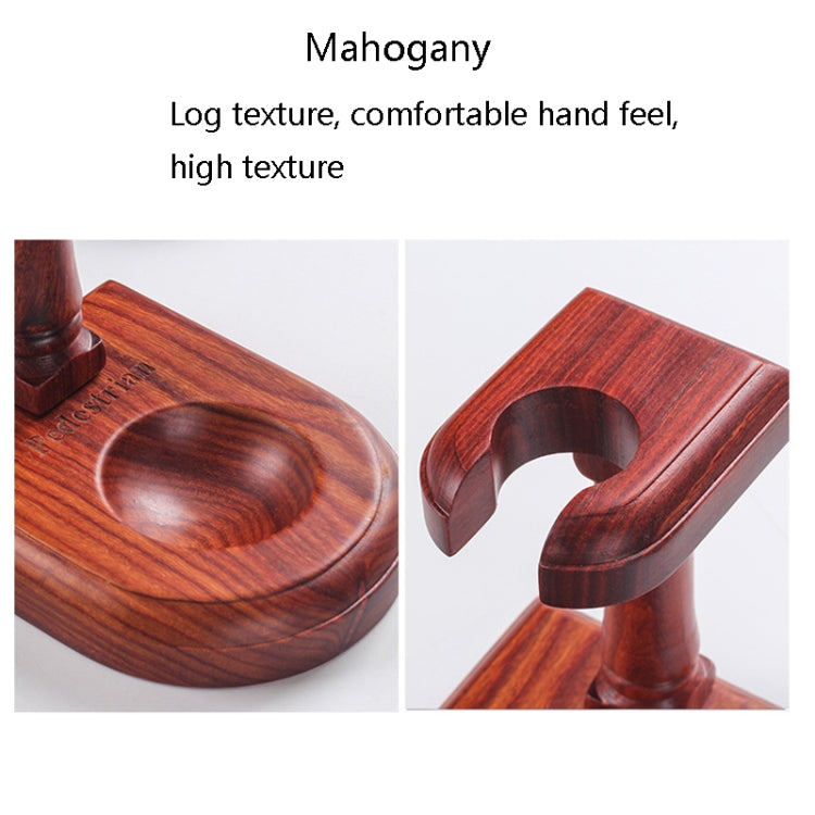 Solid Wood Pipe Rack Seat Single Pipe Pipe Display Stand Retro Removable Red Sandalwood Pipe Rack Holder, Wood Pipe Rack