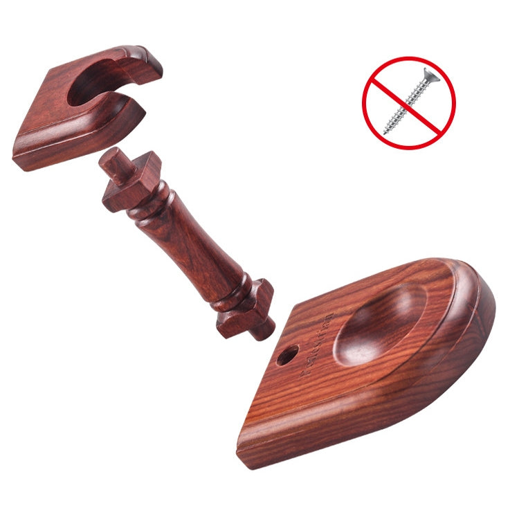 Solid Wood Pipe Rack Seat Single Pipe Pipe Display Stand Retro Removable Red Sandalwood Pipe Rack Holder, Wood Pipe Rack