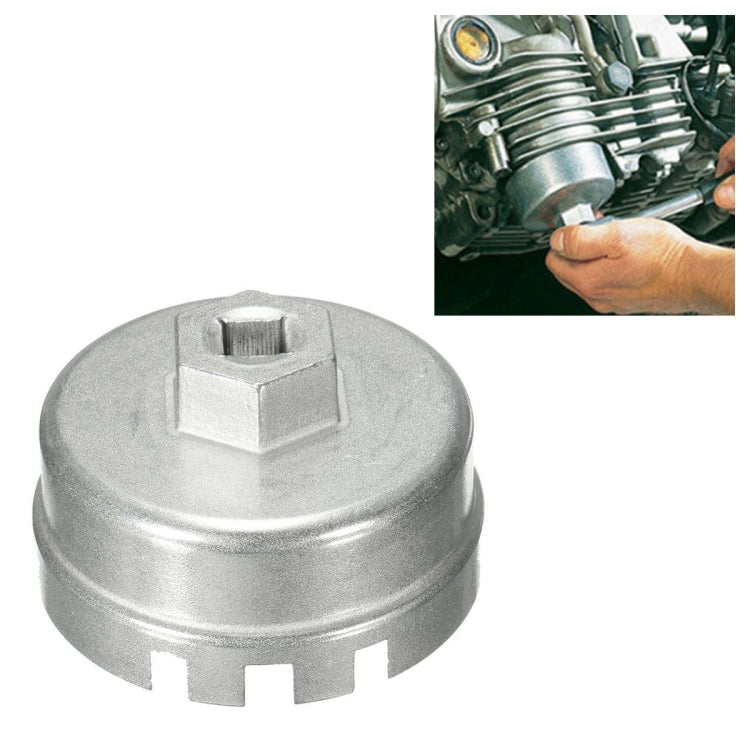 64.5mm Aluminum Oil Filter Wrench Cap Socket Remover Tool for Lexus Toyota Corolla Highlander RAV4 Camry Universal Housing