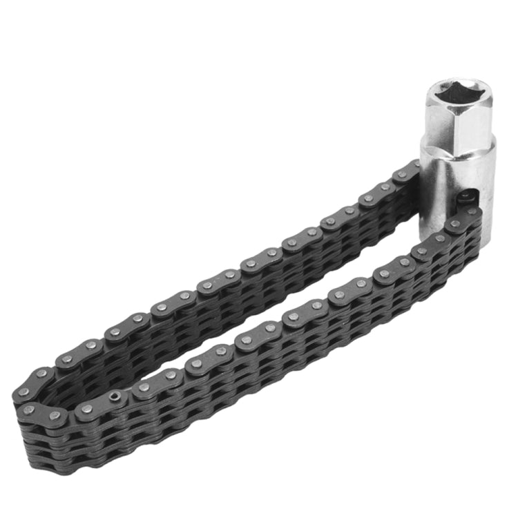 Oil Filter Chain Wrench Spanner Remover Adjustable Auto Repair Tool, 52 Sections, 44 Sections
