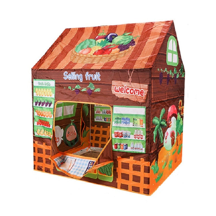 Children Printed Game Tent, Dessert Shop, Fruit Shop