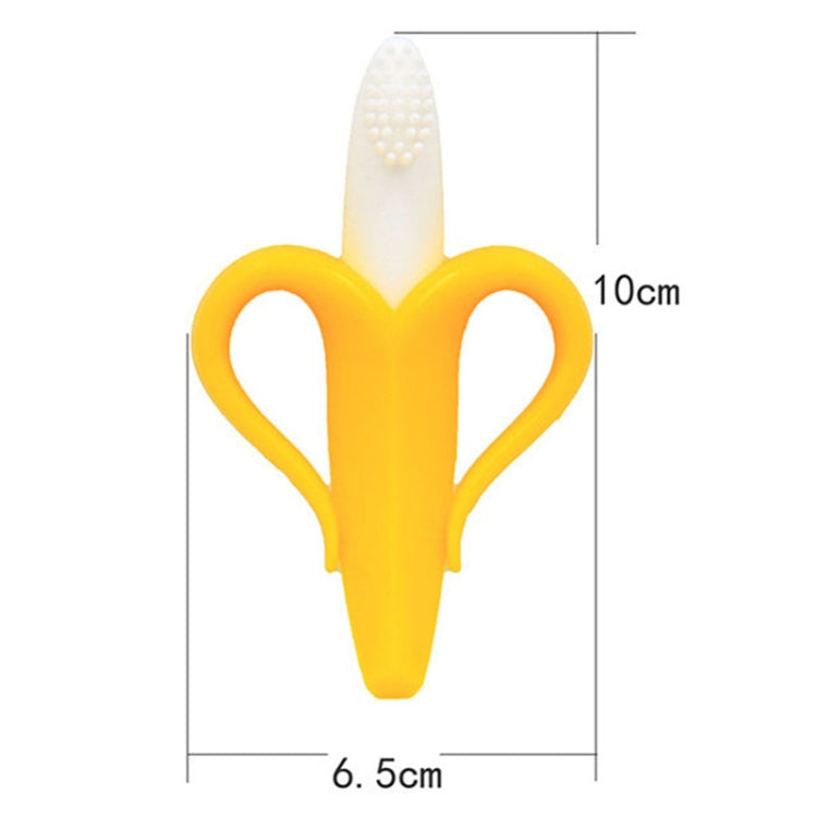 Newborn Baby Banana Silicone Teether Bite, Blue