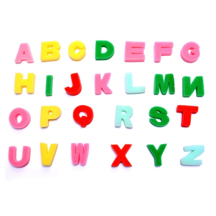 Sponge Painting Brush Children Art Painting Seal Tool, Random Color Delivery, 26 Letters