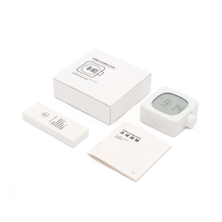 Student Creative Multifunctional Mute Bedside Bedroom Square Alarm Clock