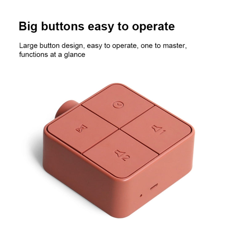 Student Creative Multifunctional Mute Bedside Bedroom Square Alarm Clock