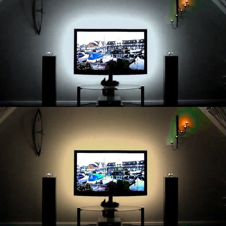 USB Power SMD 2835 Epoxy LED Strip Light Christmas Desk Decor Lamp for TV Background Lighting, 1m, 5m