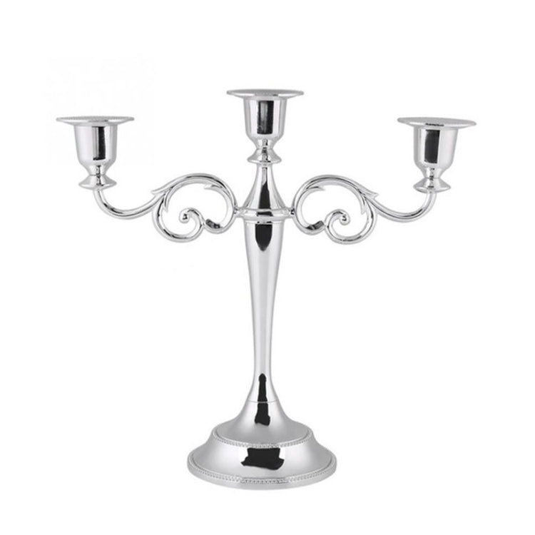 Retro Candlestick Home Decoration Living Room Cafe Theme Restaurant Jewelry Candlelight Dinner Props Gifts, Silver-3 Arms, Gold-3 Arms, Bronze-3 Arms, Silver-5 Arms, Gold-5 Arms, Bronze-5 Arms