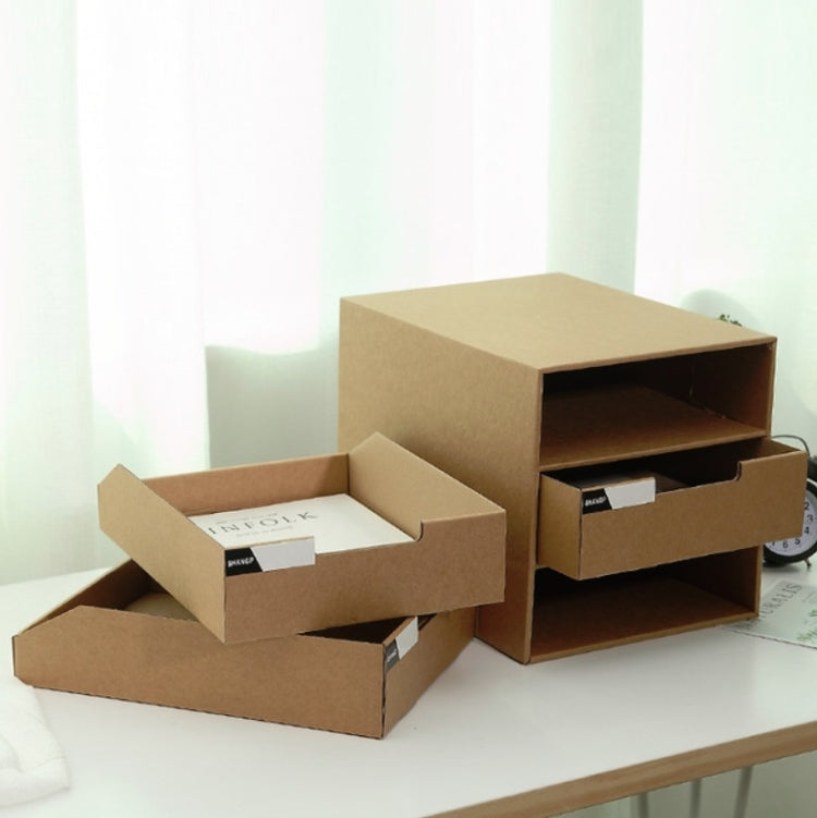 A4 Paper Desktop Storage Box Student File Cabinet Storage Finishing Box Multi-layer Drawer Storage Cabinet, Multi-layer Drawer Storage Cabinet