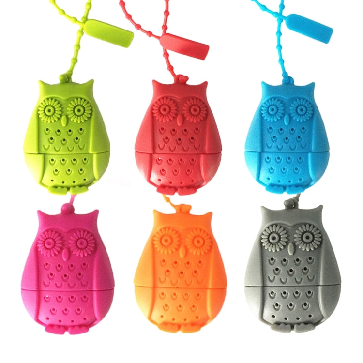 2PCS Creative Cute Owl Tea Strainer Tea Bags  Food Grade Silicone Tea Infuser Filter