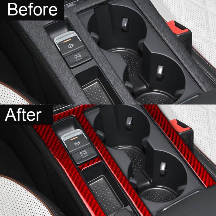 2pcs /Set Center Console Cup Holder Trim For Volkswagen Magotan/CC Left-Hand Drive